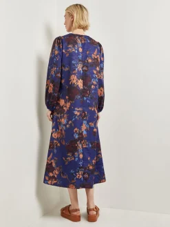 A-Line Printed Woven Maxi Dress