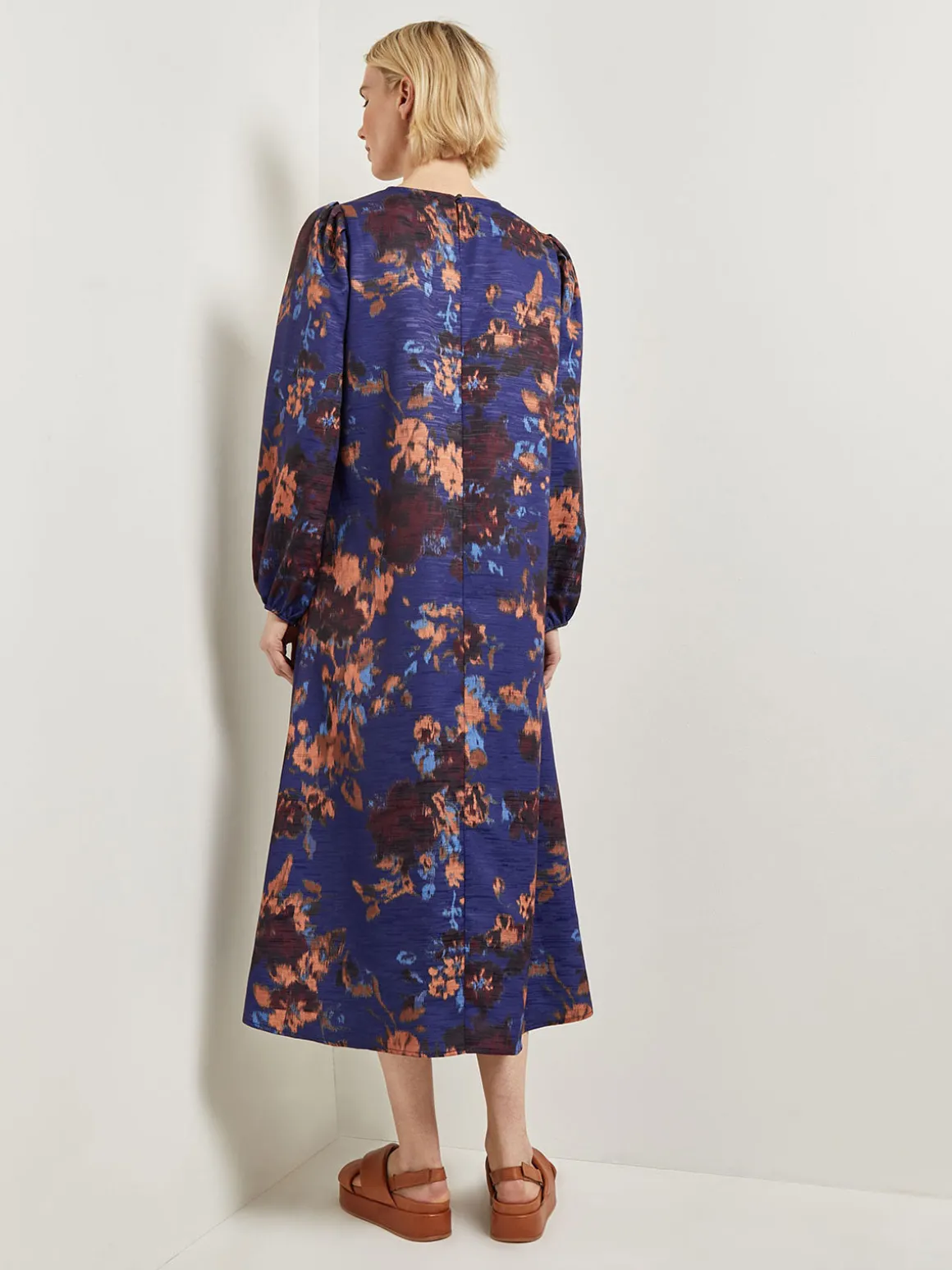 A-Line Printed Woven Maxi Dress