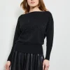Dolman Sequin Cashmere Sweater