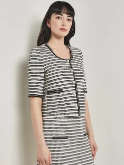 Heritage Fit Chain Trim Jacket - Recycled Knit