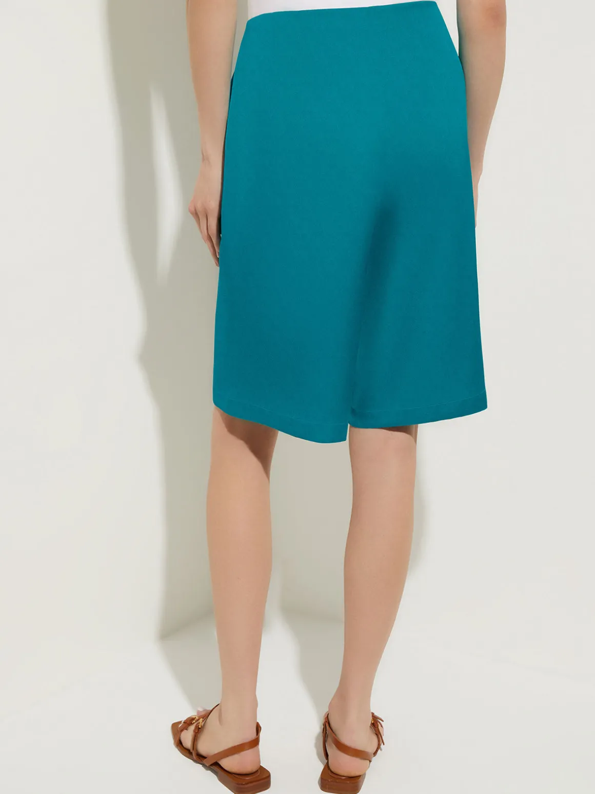 Knee-Length Woven Shorts