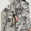 Leopard Print Cashmere Poncho