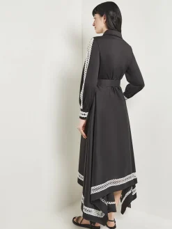 Maxi Dress - Eyelet Trim Cotton