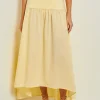 Maxi High-Low Skirt - Flounce Cotton