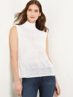 Mock Neck Soft Knit Tank Top