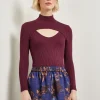 Modern Fit Convertible Ribbed Soft Knit Top
