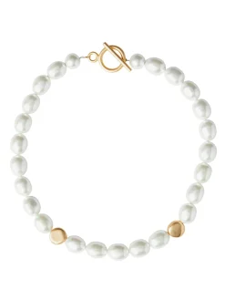 Mother of Pearl with Beaded Accent Necklace