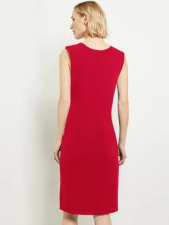 Sleeveless Sheath Knit Dress