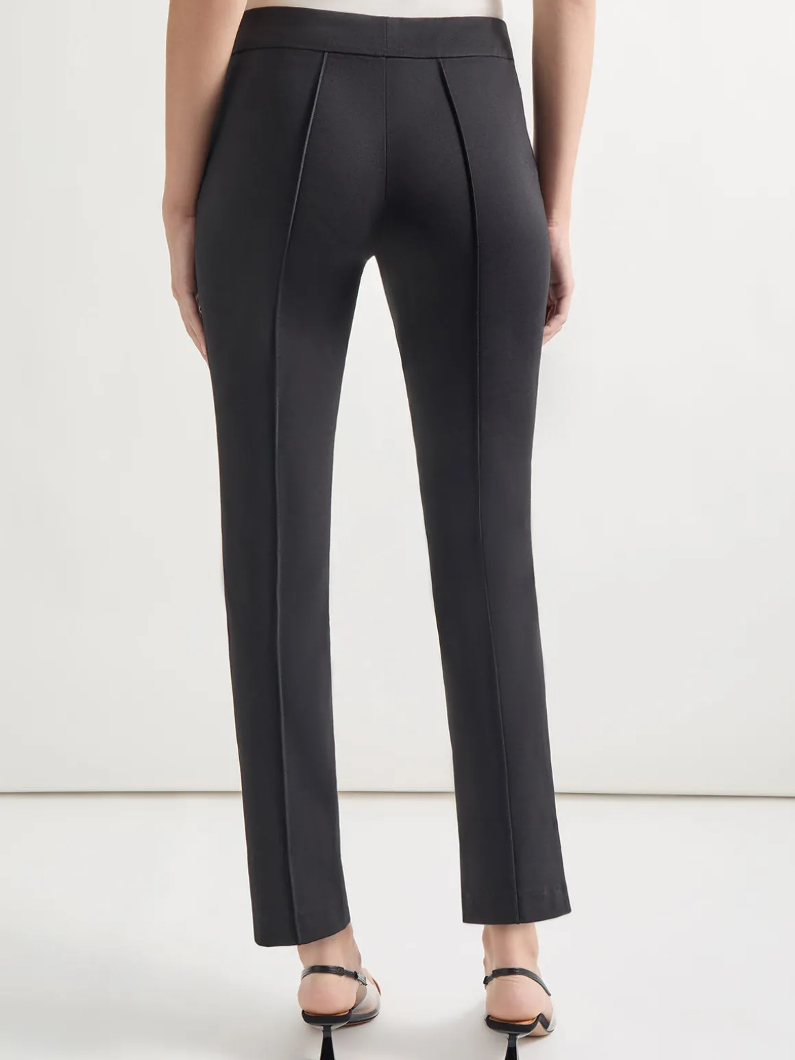 Slim-Fit Ankle-length Ponte Pant