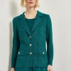 Tailored Fit Jacket - Detailed Jacquard Knit