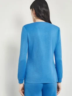 Tailored Fit Jacket - Ribbed Detail Flat Knit